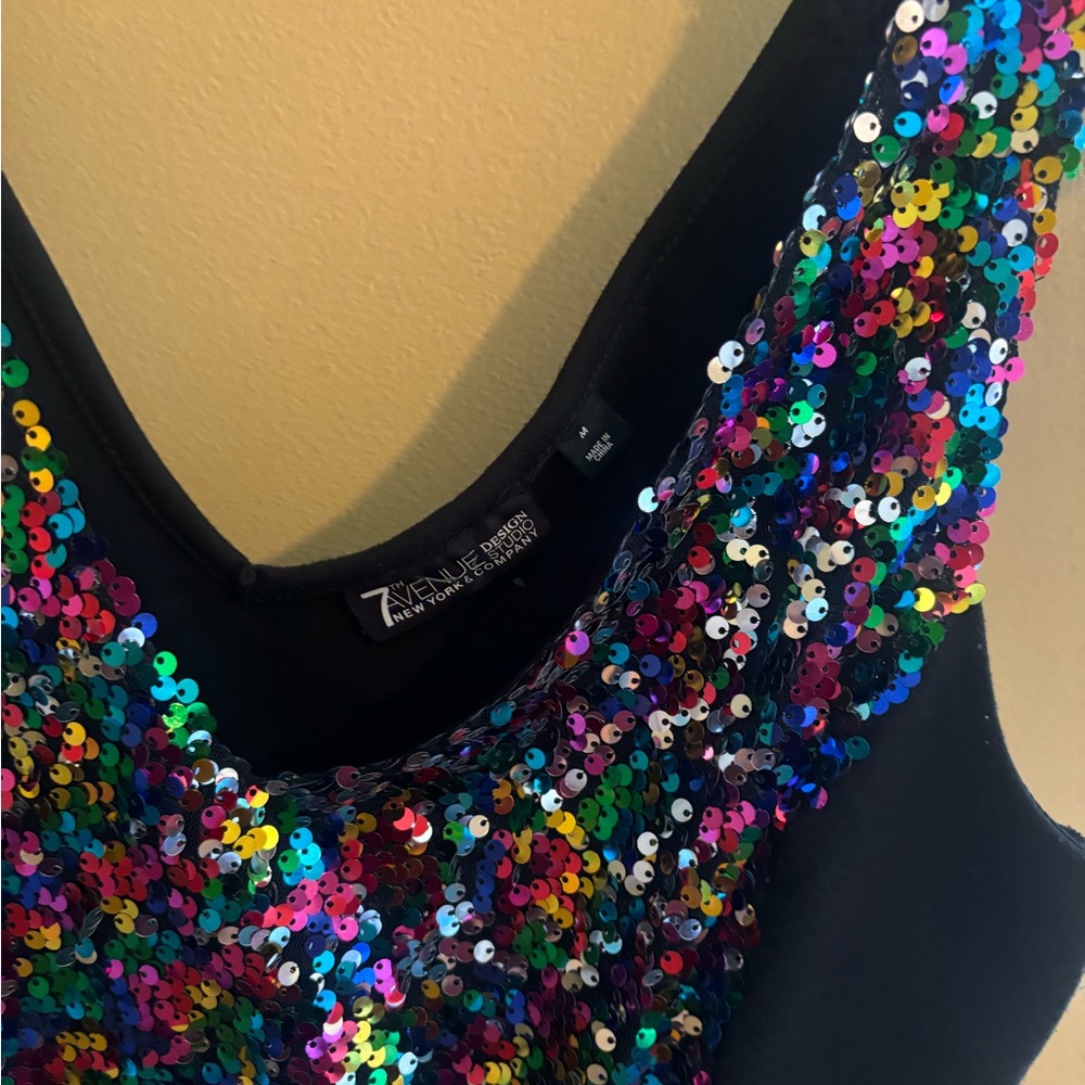 NY&Co 7th Avenue Design Studio sequin sleeveless top. Brand new w/o tags - Picture 3 of 4